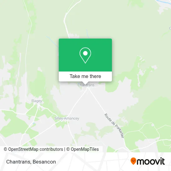 Chantrans map