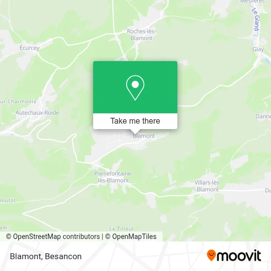 Blamont map