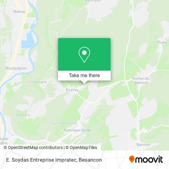 E. Soydas Entreprise Impratec map