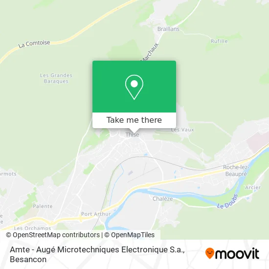Amte - Augé Microtechniques Electronique S.a. map
