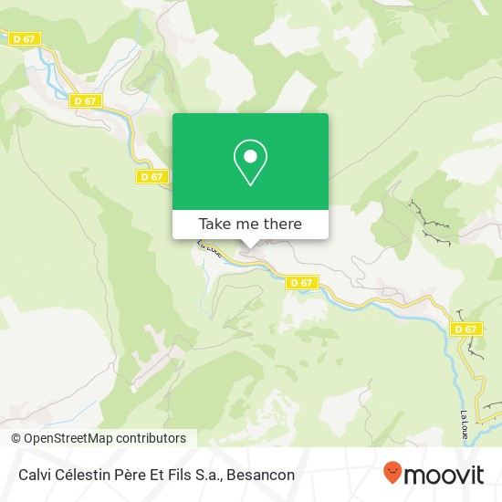 Calvi Célestin Père Et Fils S.a. map