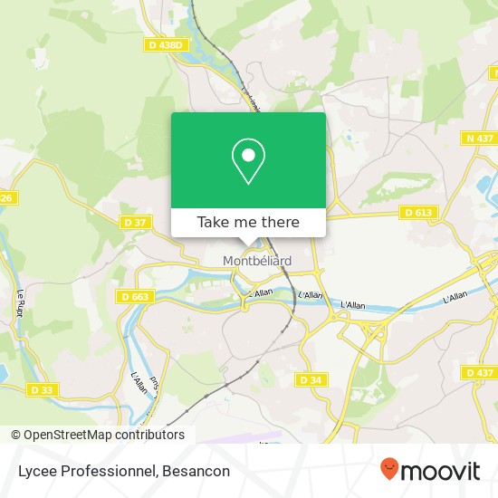 Lycee Professionnel map