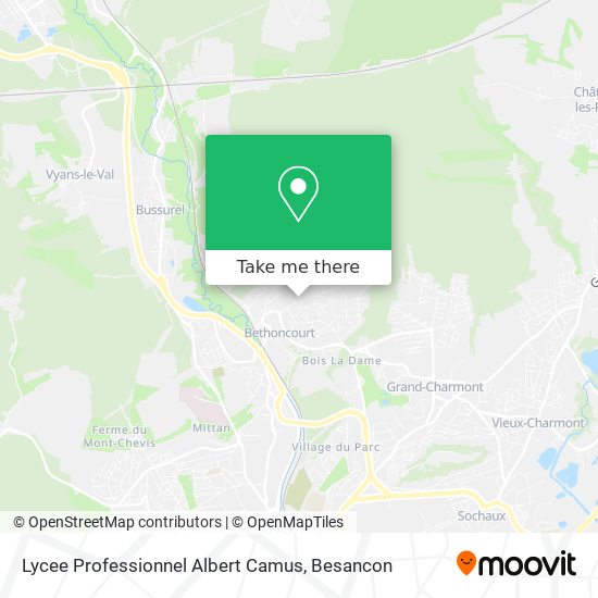 Lycee Professionnel Albert Camus map