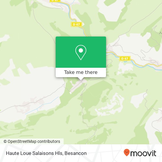 Mapa Haute Loue Salaisons Hls