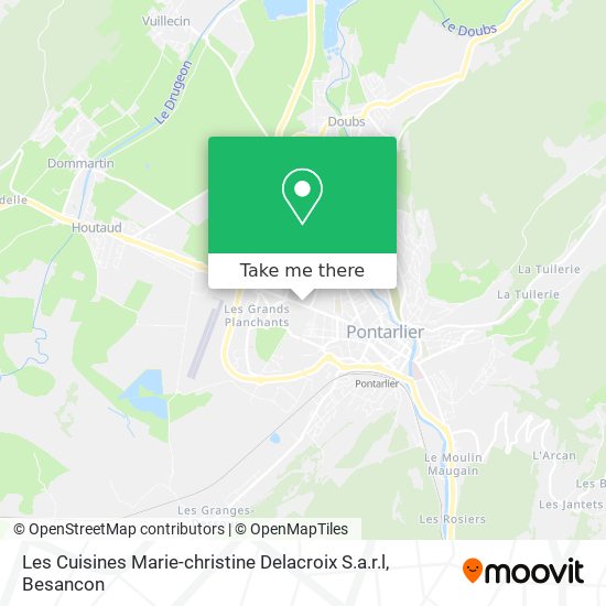 Les Cuisines Marie-christine Delacroix S.a.r.l map