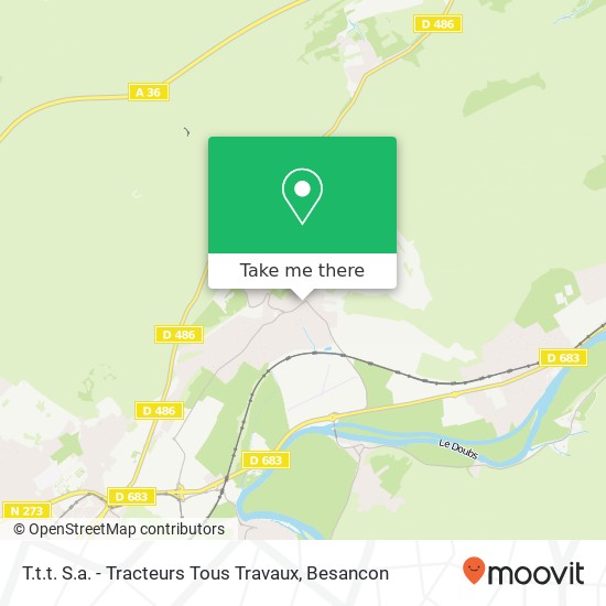 T.t.t. S.a. - Tracteurs Tous Travaux map