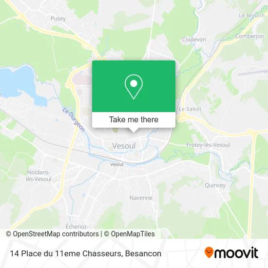 14 Place du 11eme Chasseurs map