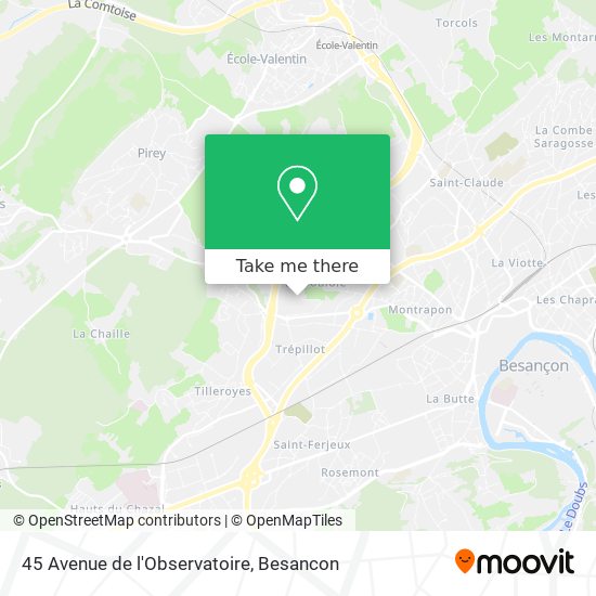 45 Avenue de l'Observatoire map