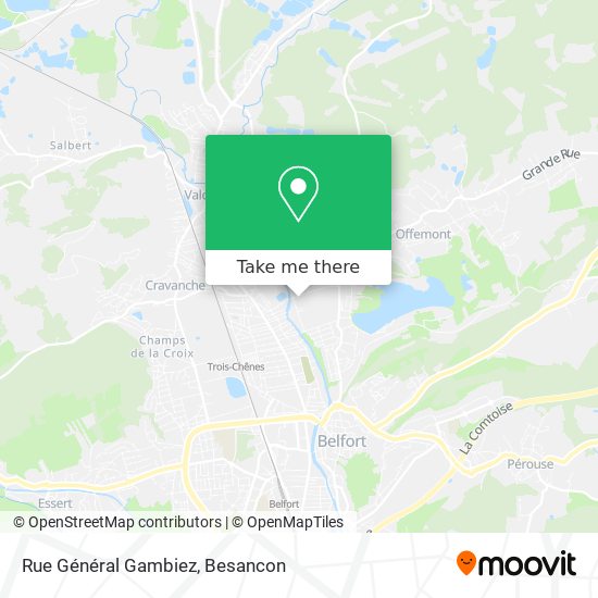 Rue Général Gambiez map
