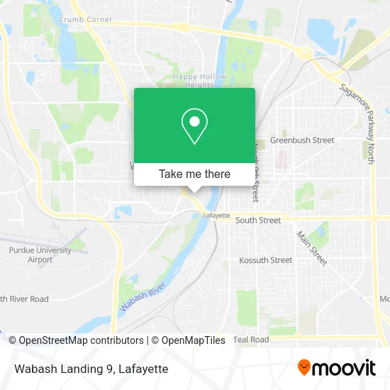 Wabash Landing 9 map