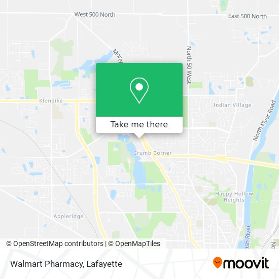 Mapa de Walmart Pharmacy