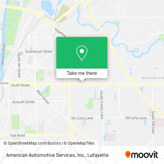 American  Automotive Services, Inc. map