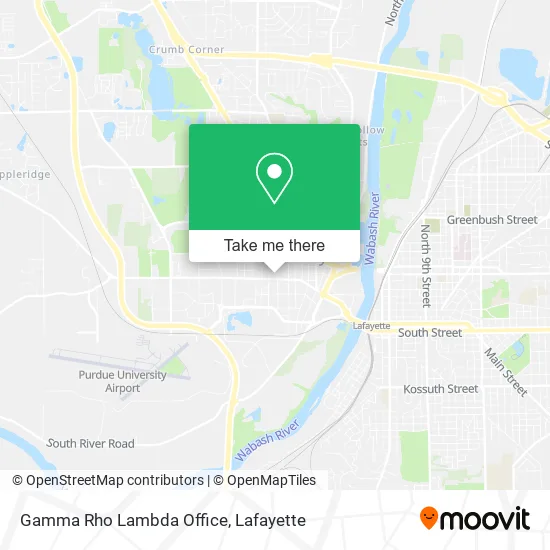 Mapa de Gamma Rho Lambda Office