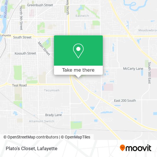 Plato's Closet map