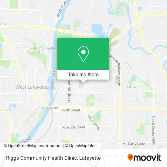 Riggs  Community Health Clinic map