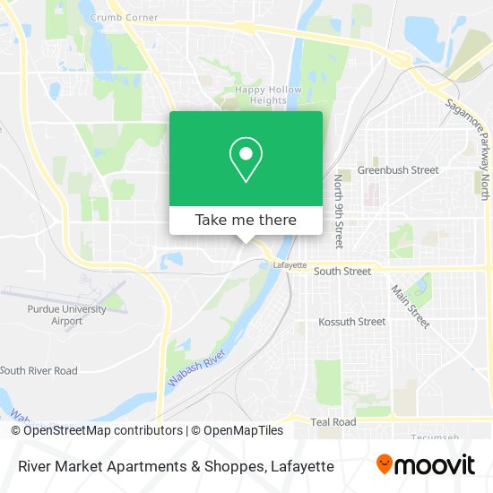 River Market Apartments & Shoppes map
