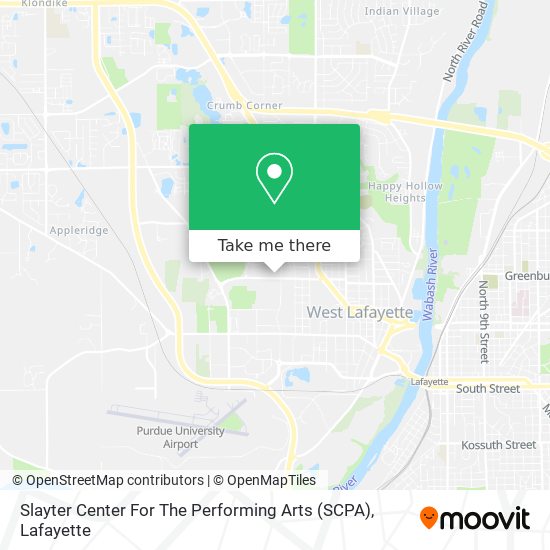 Slayter Center For The Performing Arts (SCPA) map