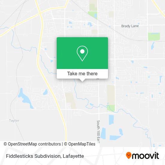 Fiddlesticks Subdivision map