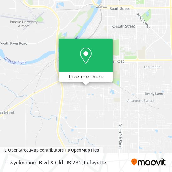 Mapa de Twyckenham Blvd & Old US 231