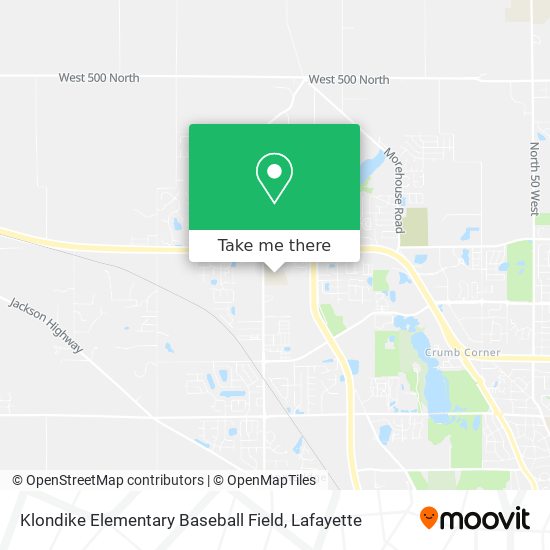 Mapa de Klondike Elementary Baseball Field