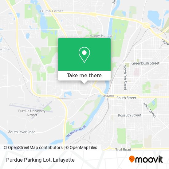 Purdue Parking Lot map