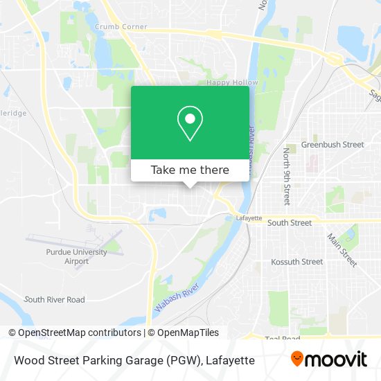 Mapa de Wood Street Parking Garage (PGW)