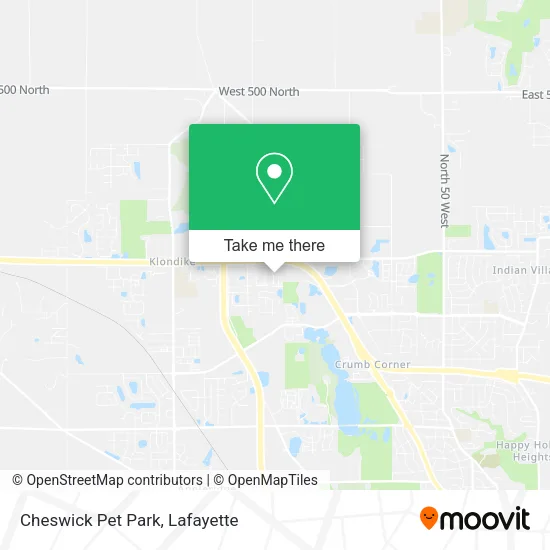 Cheswick Pet Park map