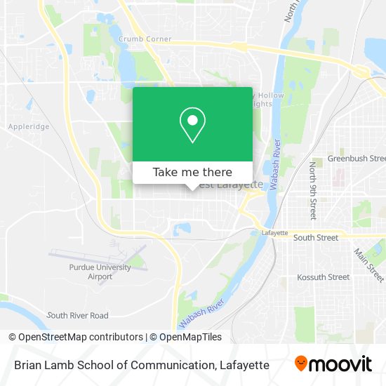 Mapa de Brian Lamb School of Communication