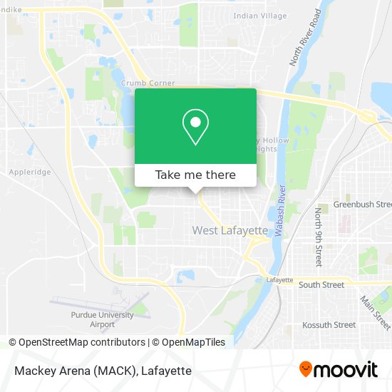 Mackey Arena (MACK) map