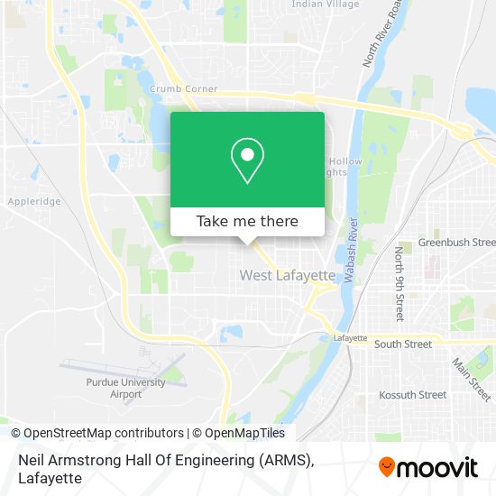 Neil Armstrong Hall Of Engineering (ARMS) map