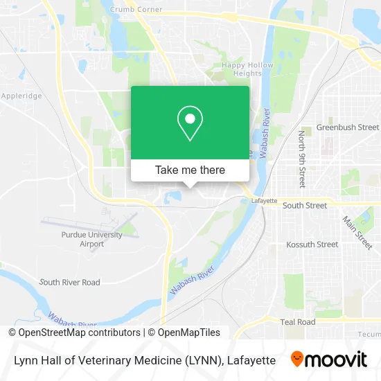 Mapa de Lynn Hall of Veterinary Medicine (LYNN)