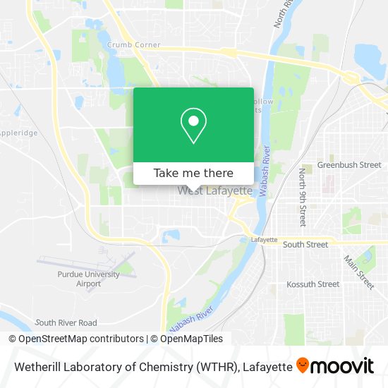 Wetherill Laboratory of Chemistry (WTHR) map