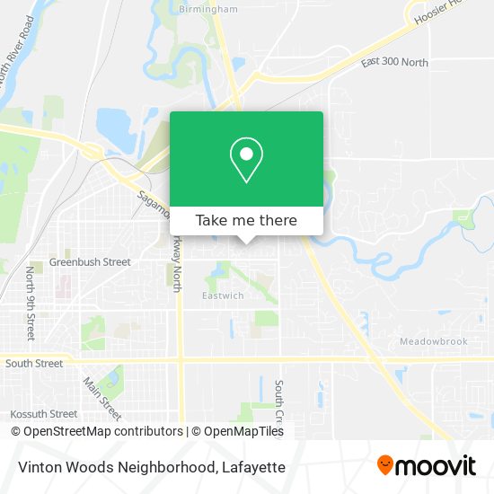 Vinton Woods Neighborhood map