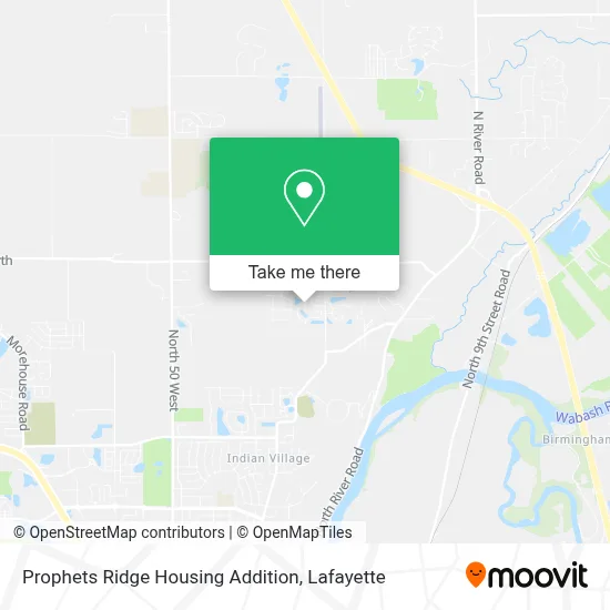 Prophets Ridge Housing Addition map