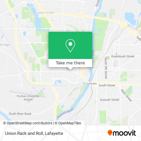 Union Rack and Roll map