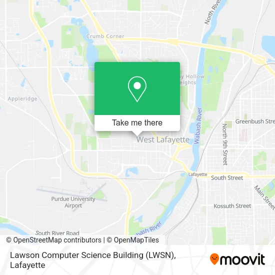 Mapa de Lawson Computer Science Building (LWSN)