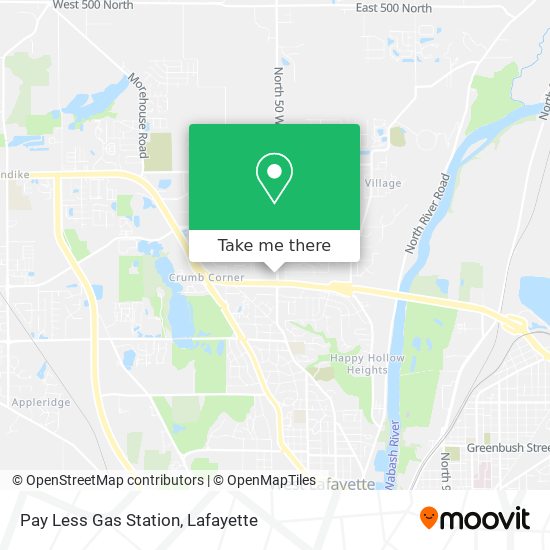 Pay Less Gas Station map