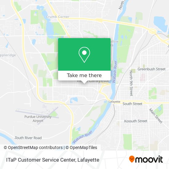 ITaP Customer Service Center map