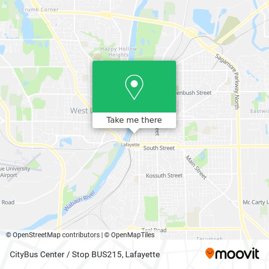 CityBus Center / Stop BUS215 map