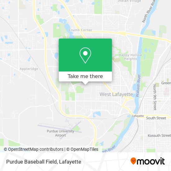 Purdue Baseball Field map