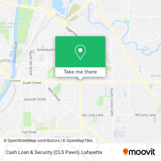 How to get to Cash Loan & Security (CLS Pawn) in Lafayette by Bus?