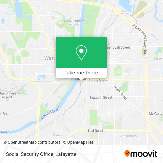 Social Security Office map