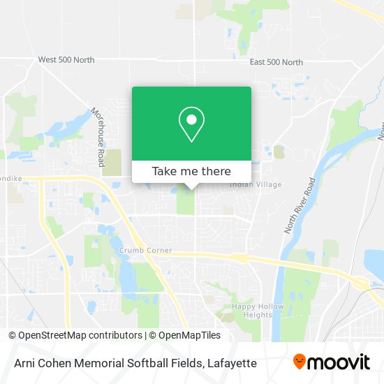 Mapa de Arni Cohen Memorial Softball Fields