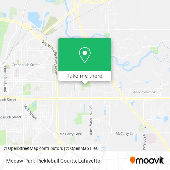 Mapa de Mccaw Park Pickleball Courts