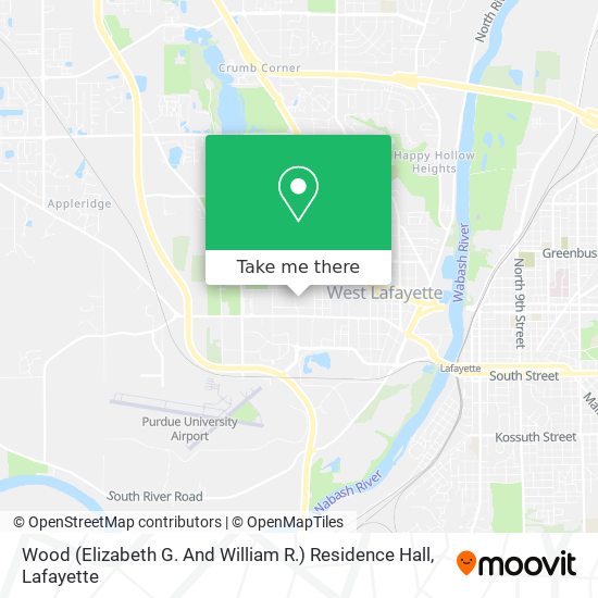 Wood (Elizabeth G. And William R.) Residence Hall map