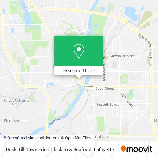 Dusk Till Dawn Fried Chicken & Seafood map