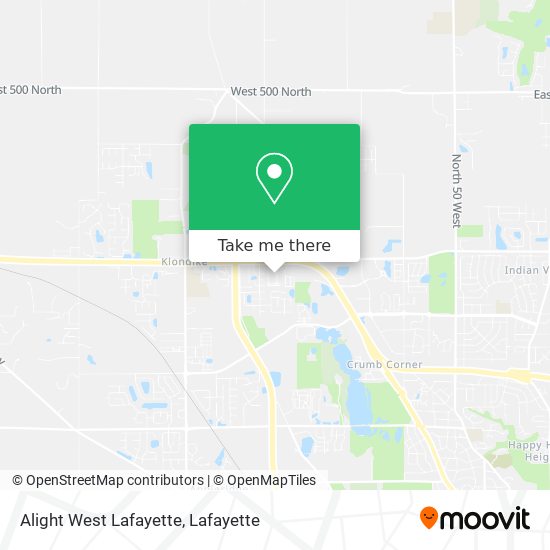 Alight West Lafayette map