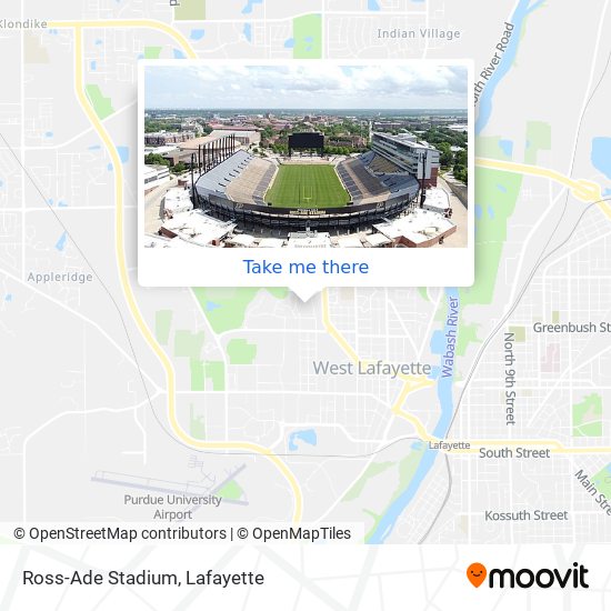 Ross-Ade Stadium map