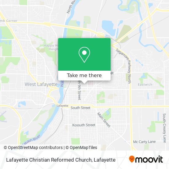 Mapa de Lafayette Christian Reformed Church