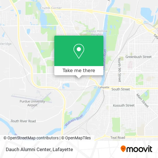 Mapa de Dauch Alumni Center